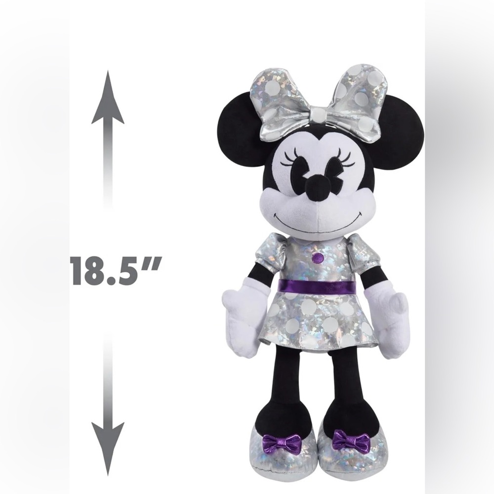 New Disney100 Years of Wonder Minnie Mouse Large Plush Stuffed Animal 2023 - Picture 2 of 7
